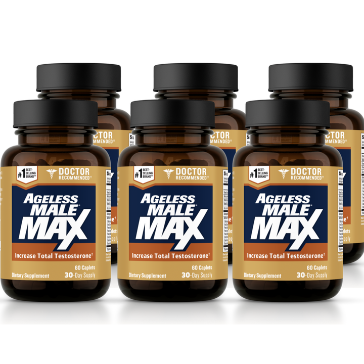 Ageless Male Max Buy 4 Get 2 Free + $40 Off